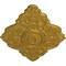 Ekena Millwork Ashford Ceiling Medallion, Hand-Painted Pharaohs Gold, 42 3/4"W x 28 7/8"H x 1"P CM42X28ASPGS - alternate 3